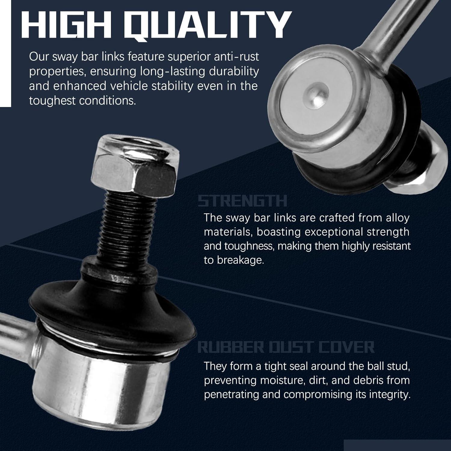 Enlaces de Barra Estabilizadora Delantera VINMS K750123 para Lexus y Toyota