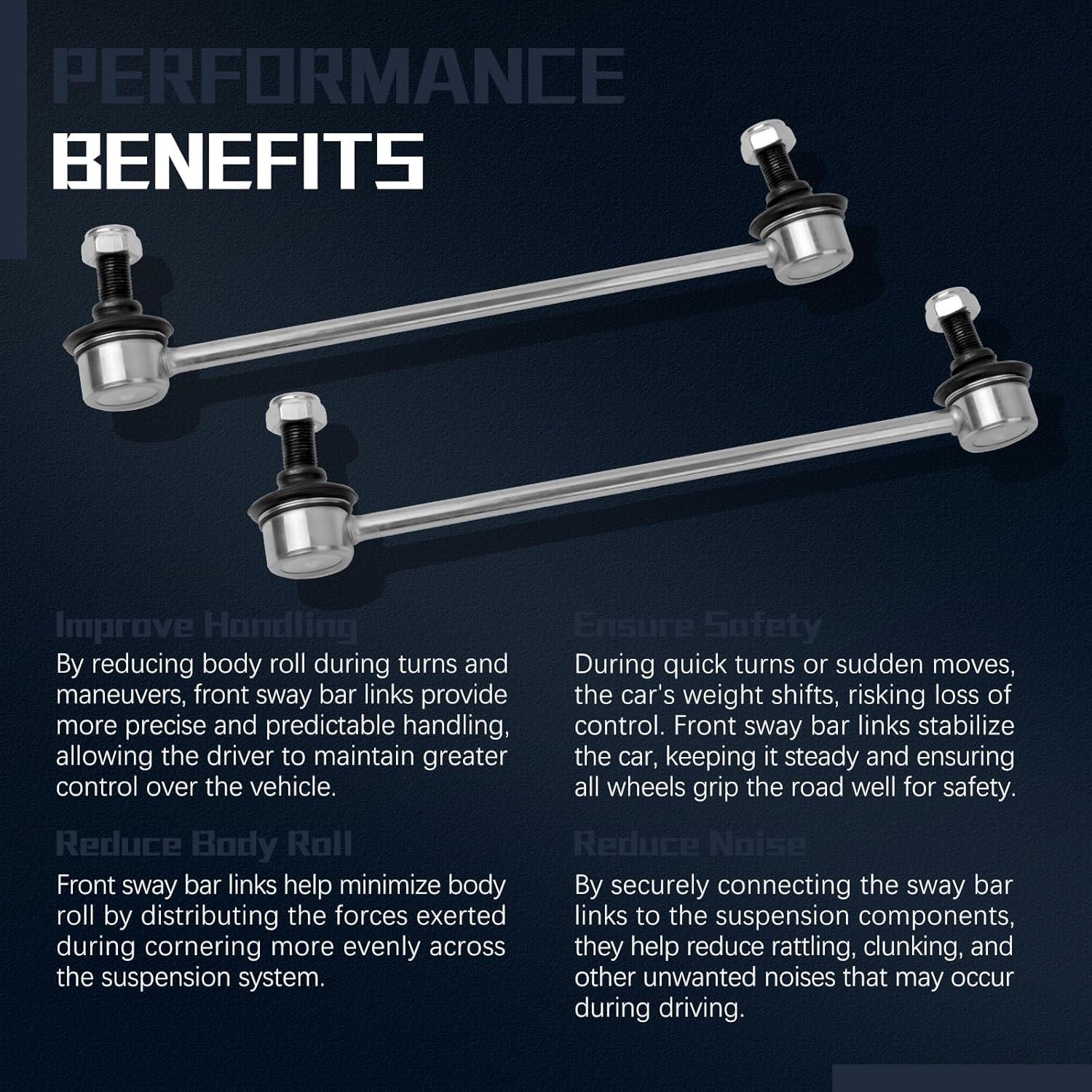 Enlaces de Barra Estabilizadora Delantera VINMS K750123 para Lexus y Toyota