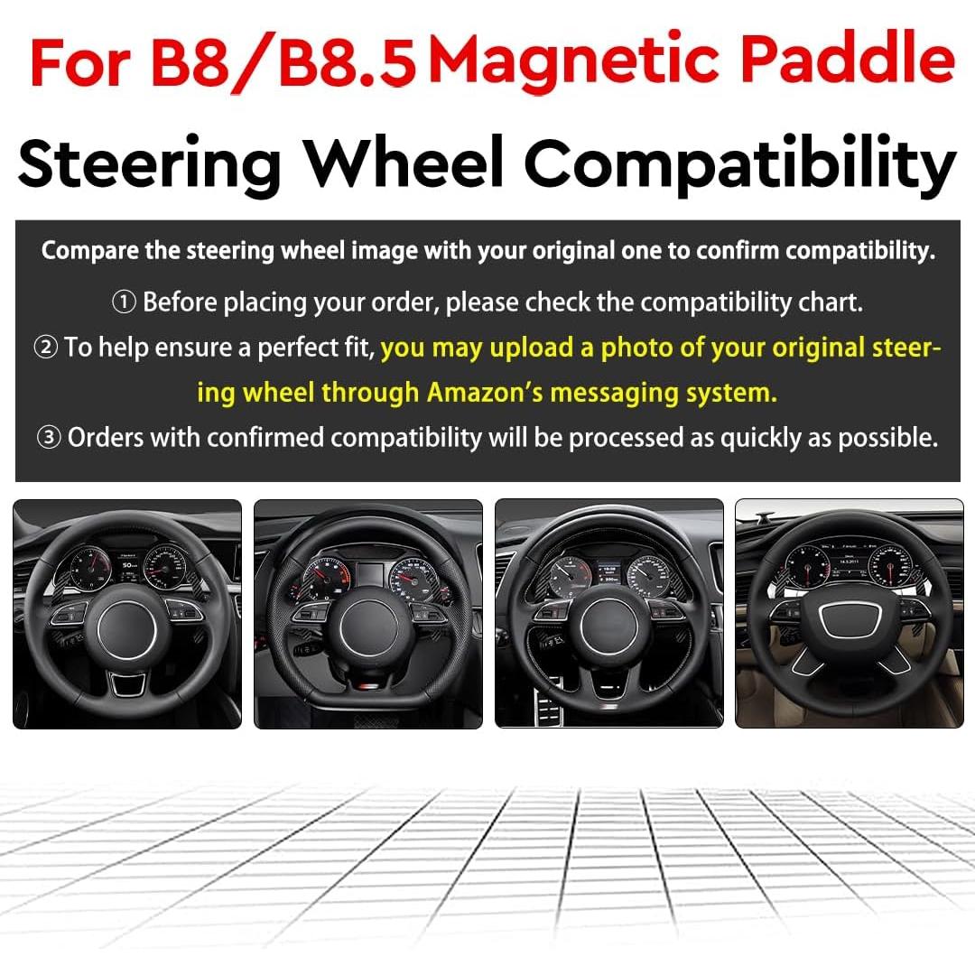 Palanca de Cambio Magnética Audi B8 TDD con Extensiones de Carbono