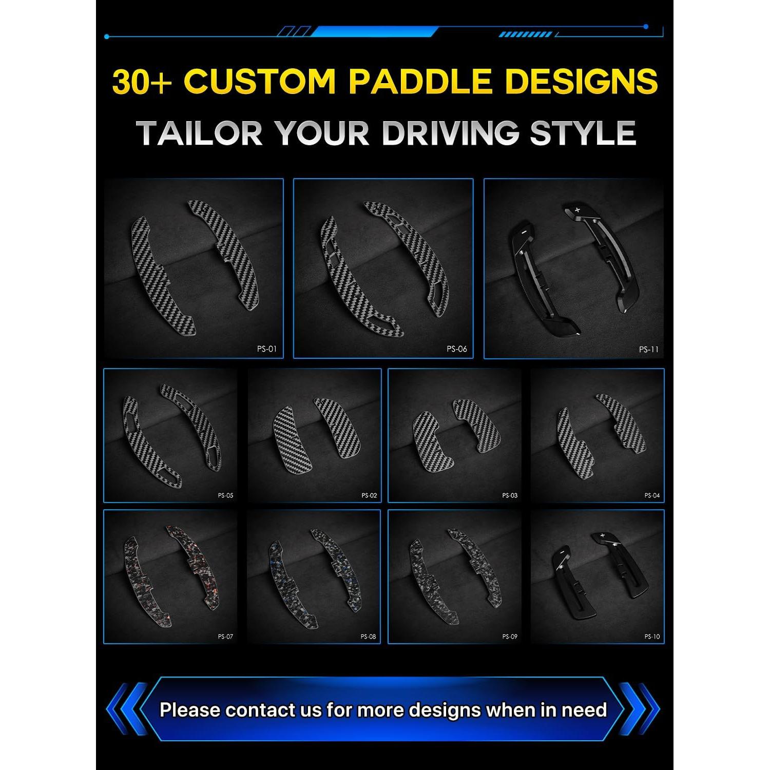 Palanca de Cambio Magnética Audi B8 TDD con Extensiones de Carbono