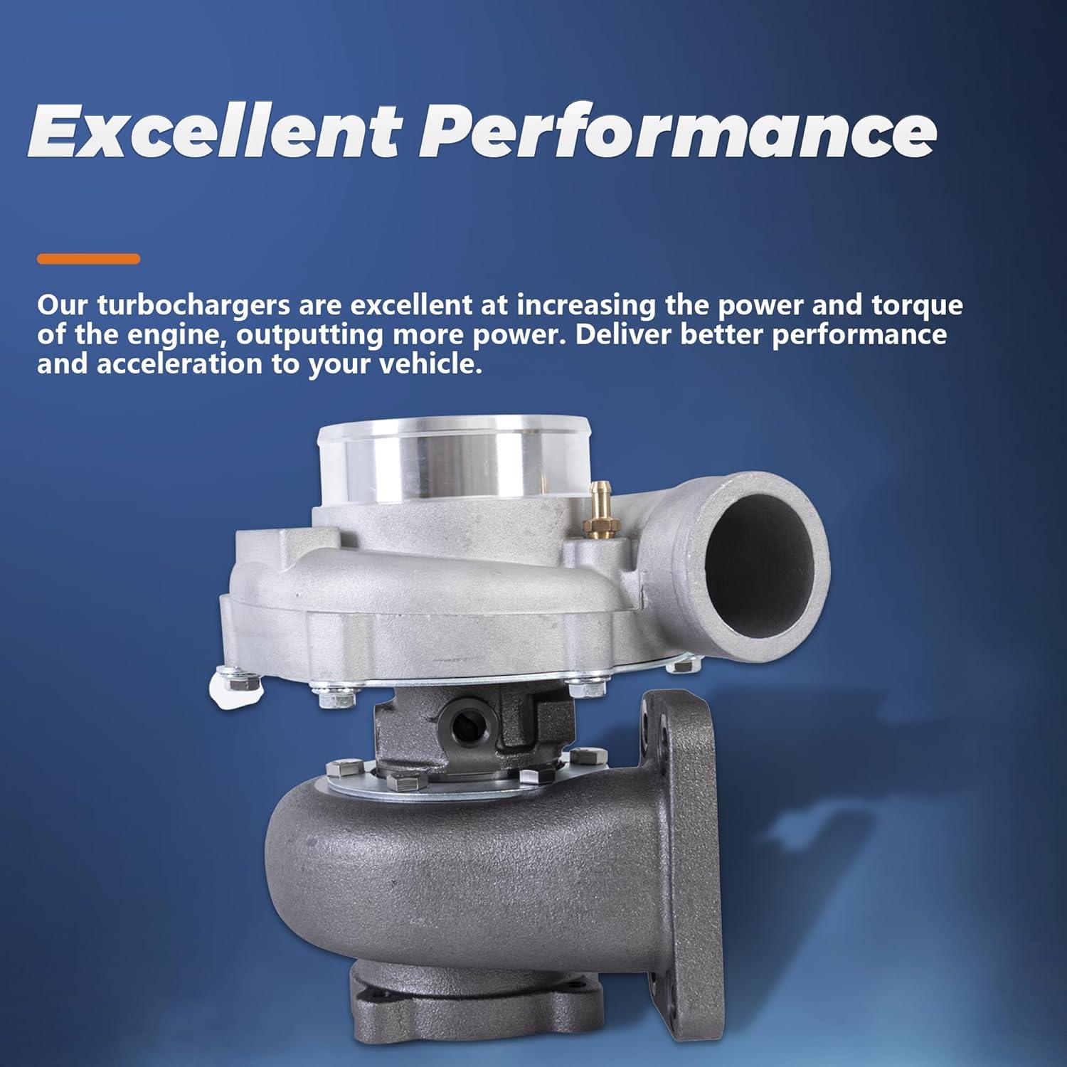 TurboCompresor KUIPERAUTO GT3582 T3 600HP para Motores 2.5L-6.0L