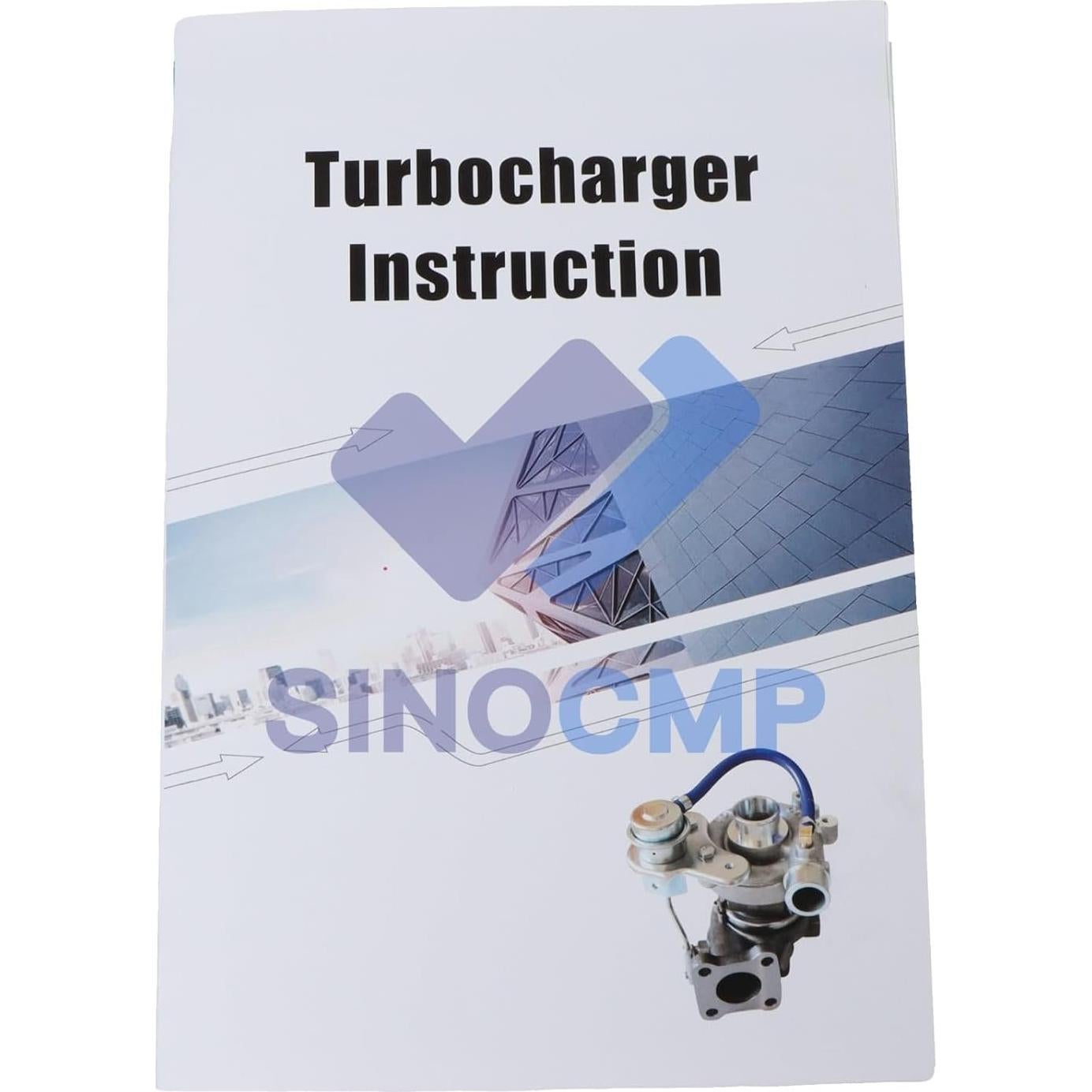 Turbocompresor SINOCMP T04E T3/T4 0.57 A/R 400+HP 1.5L-2.5L