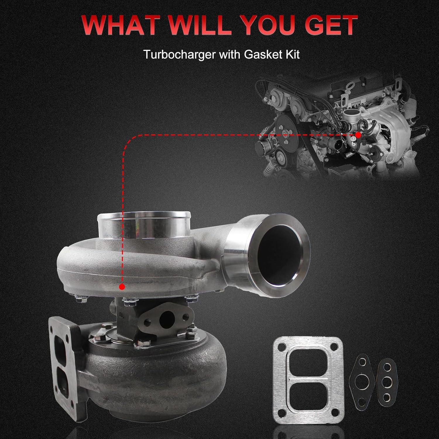 Turbocompresor YDMON GT45 T4 600HP para motores 4.0L-6.0L