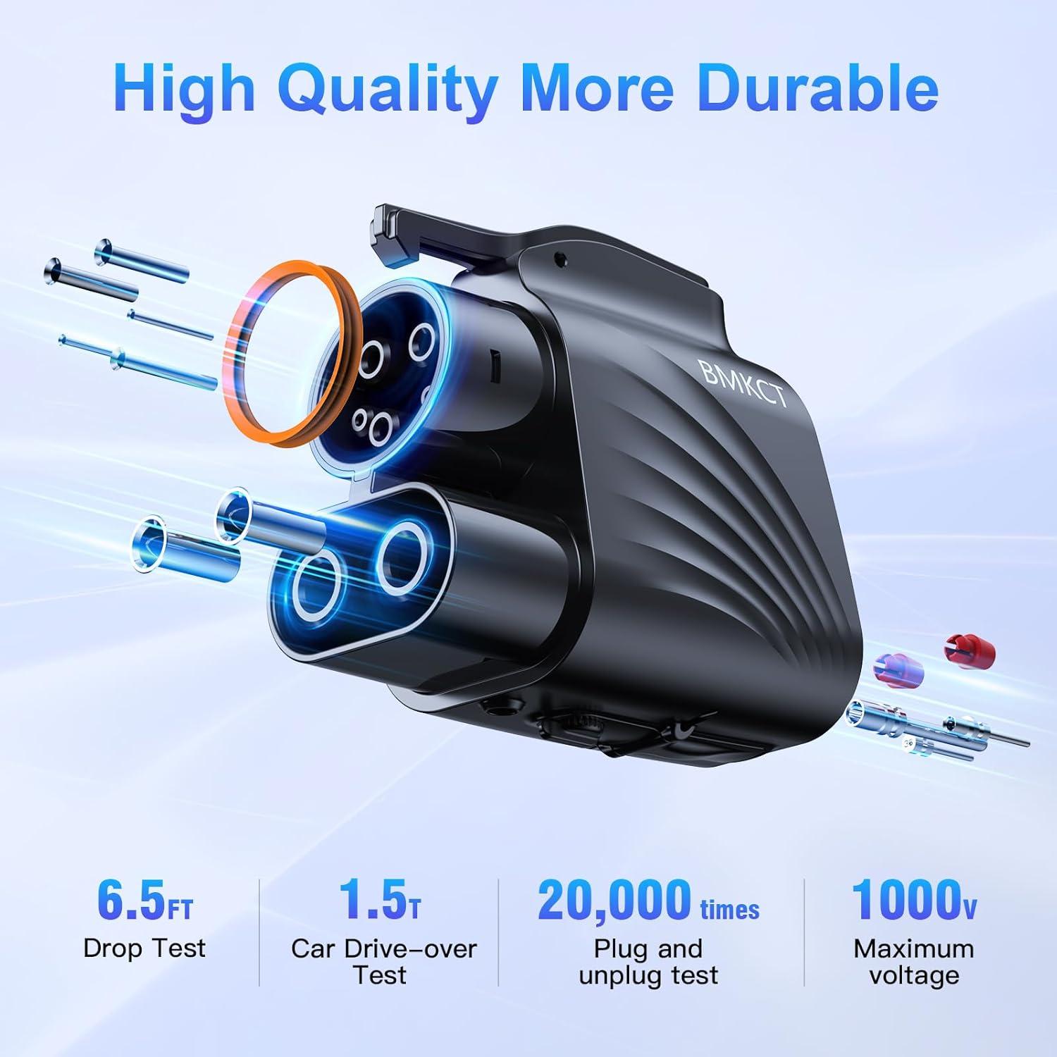 Adaptador NACS a CCS1 BMKCT 250kW para Supercargadores Tesla