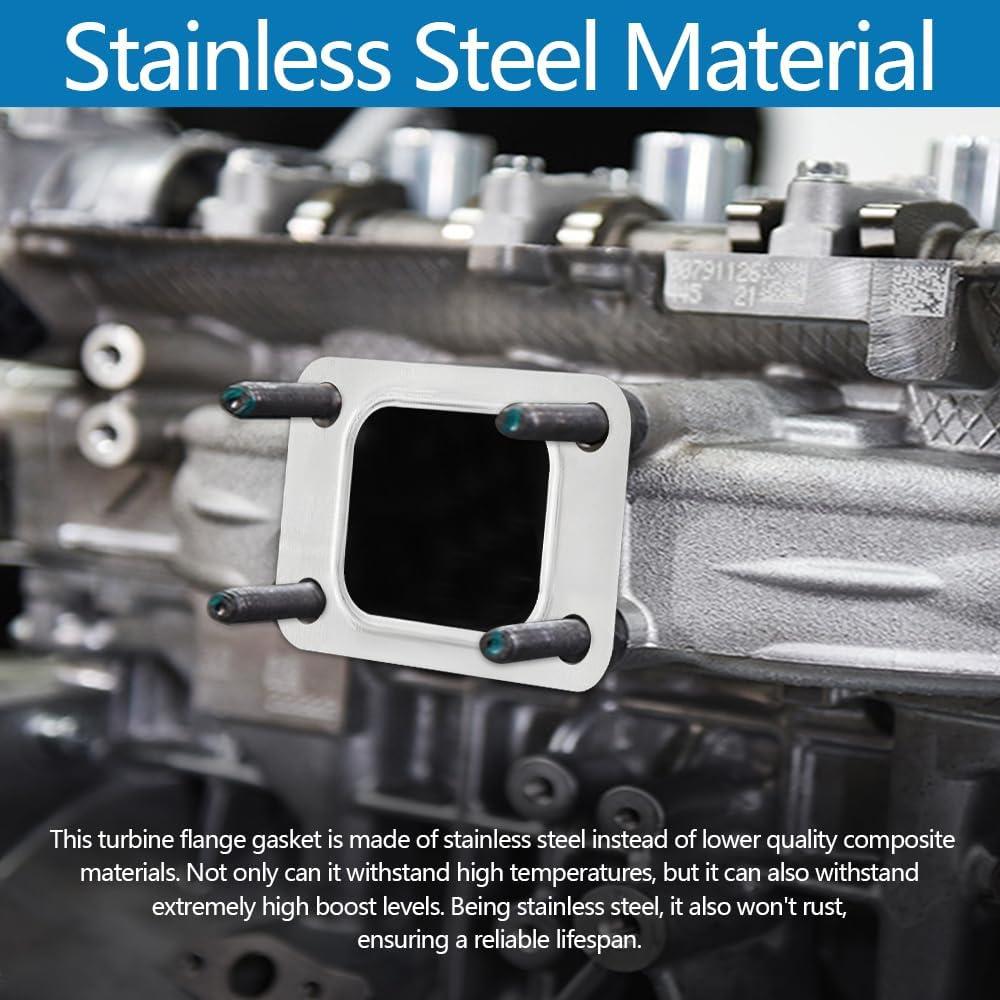 Junta de Turbo T3 Lyxheth Acero Inoxidable 4 Agujeros