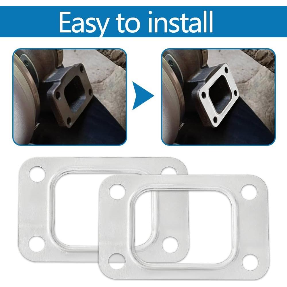 Junta de Turbo T3 Lyxheth Acero Inoxidable 4 Agujeros