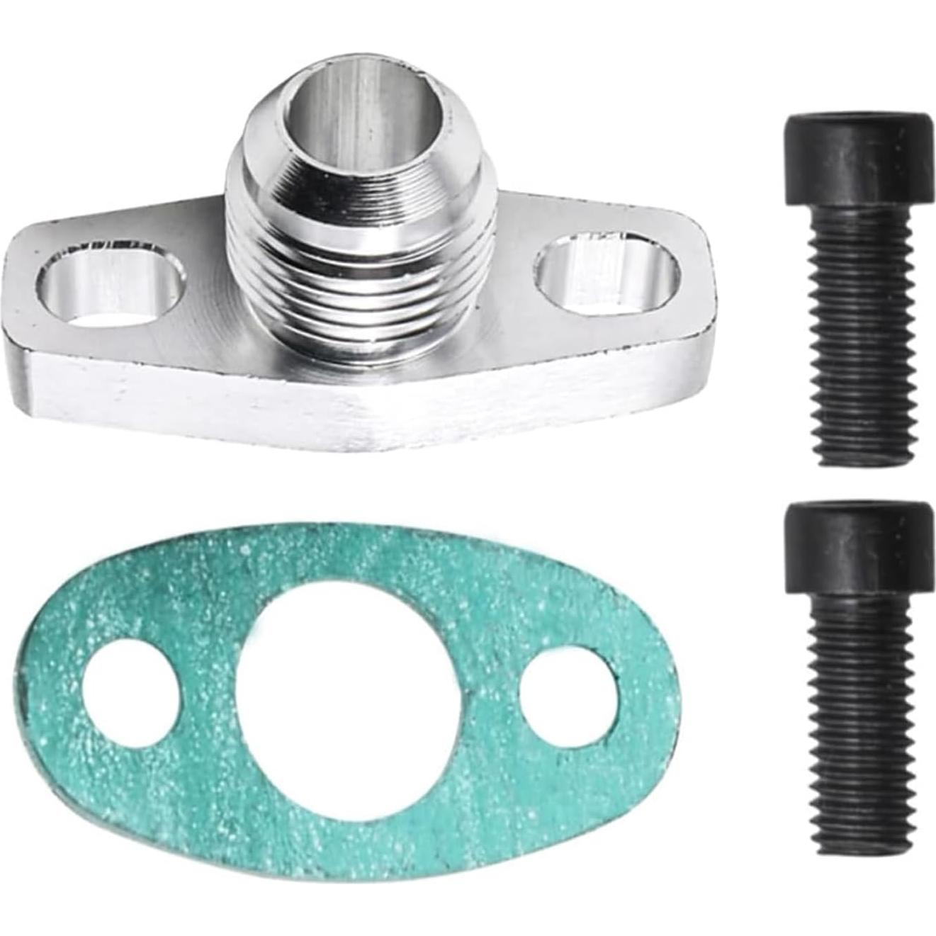 Adaptador de Desagüe de Aceite Turbo Dogary GT35 con Junta y Tornillos