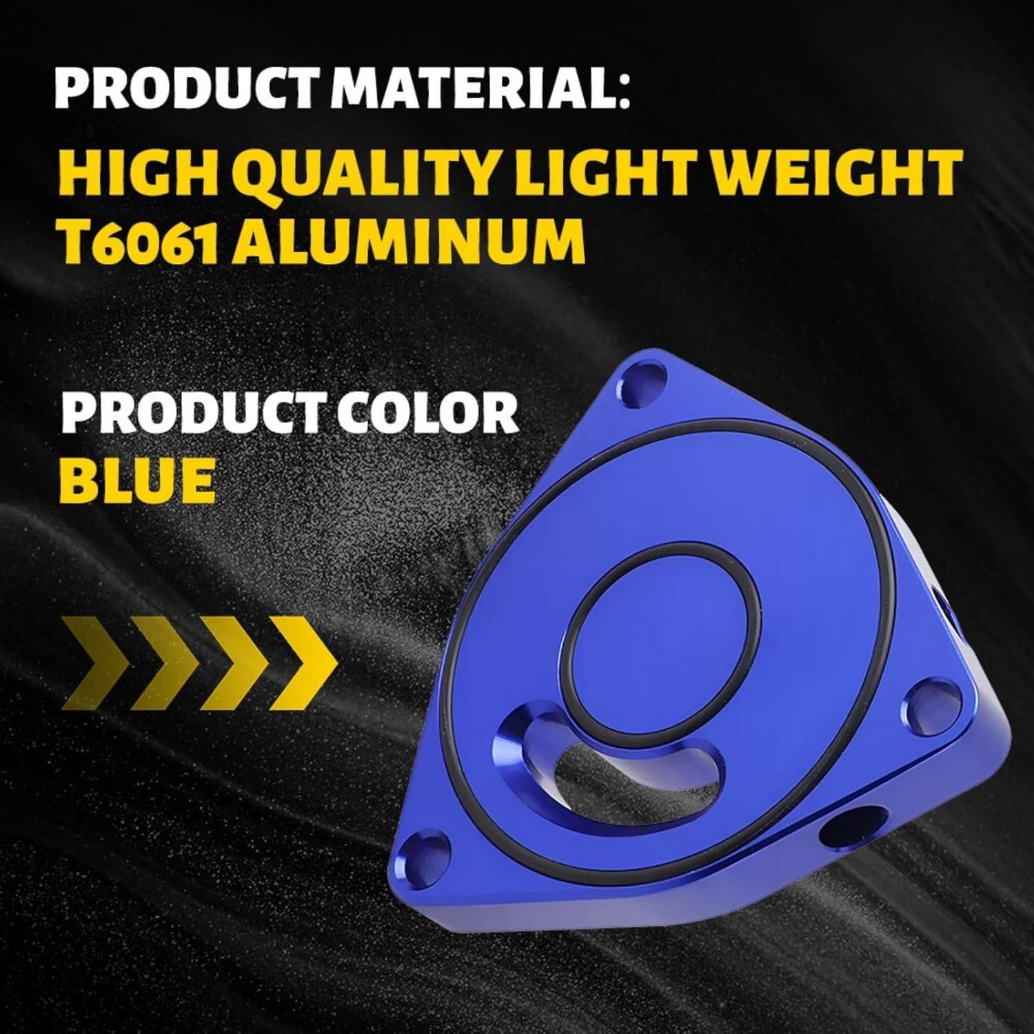 Placa Espaciadora BOV Turbo RselectMet Honda Civic 1.5T Azul