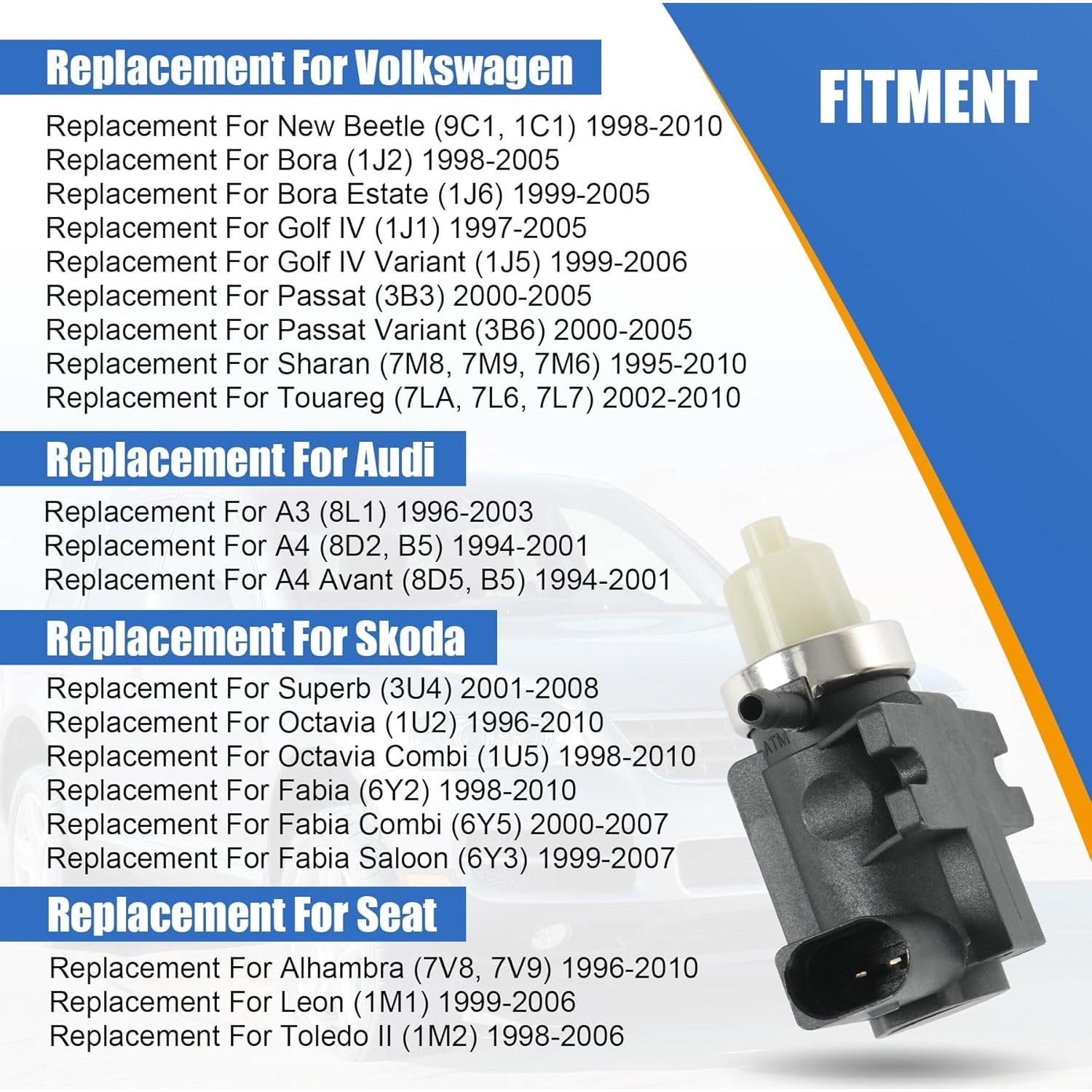 Válvula Solenoide de Presión JDMSPEED N75 para VW/Audi/Skoda/Seat