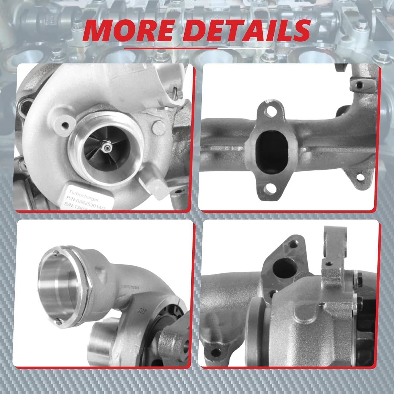 Turbocompresor ZDKK para Volkswagen 1.9L 2005-2007 OE 038253014Q