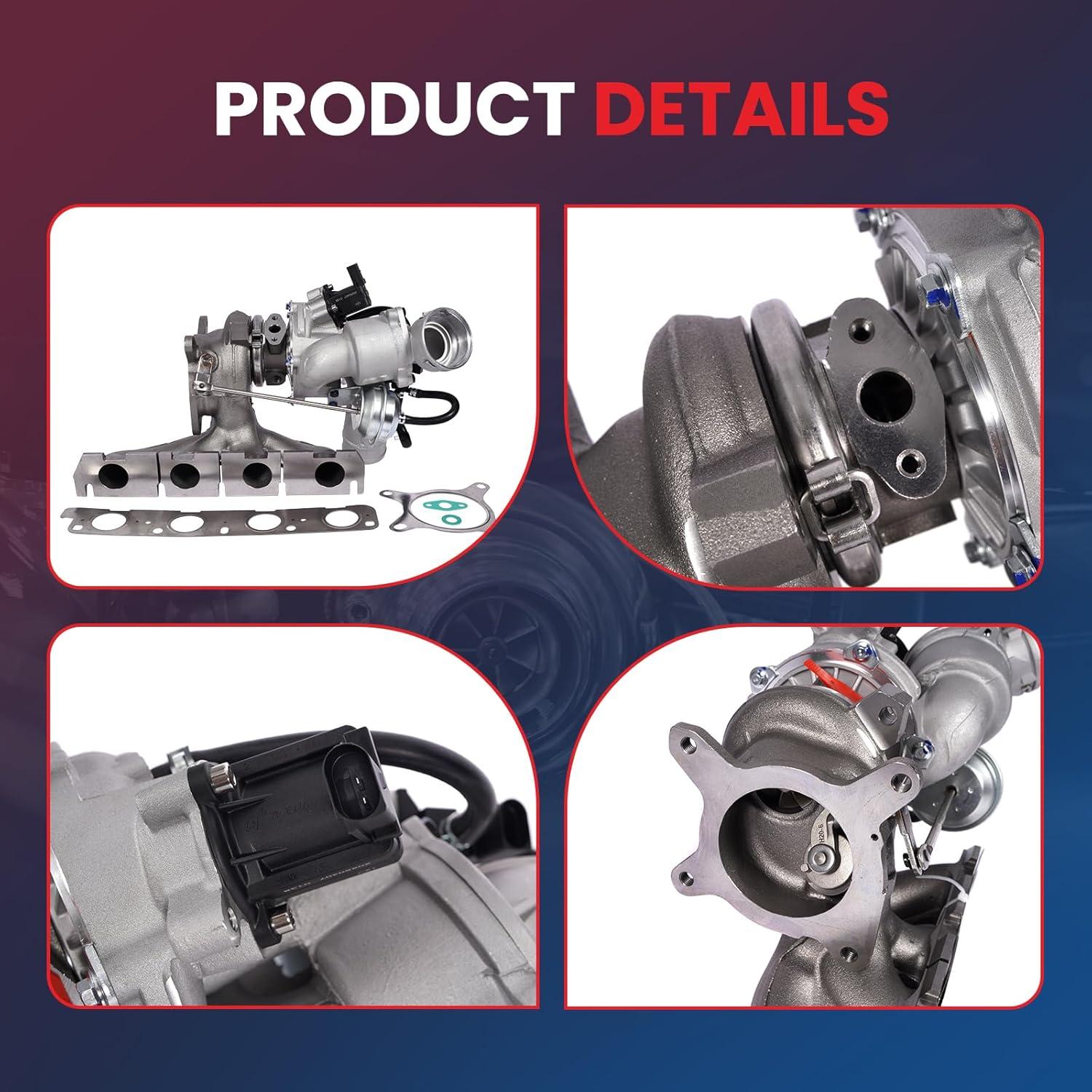 Turbo Turboalimentador MOCA para Audi Q3 2015-2018 y VW 2.0L