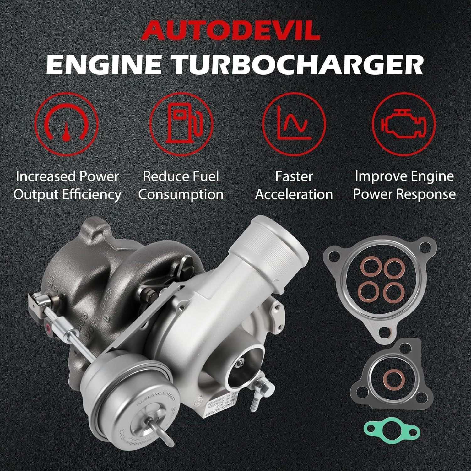 Turbo Compresor Autodevil K03 para A4 y Passat 1.8L