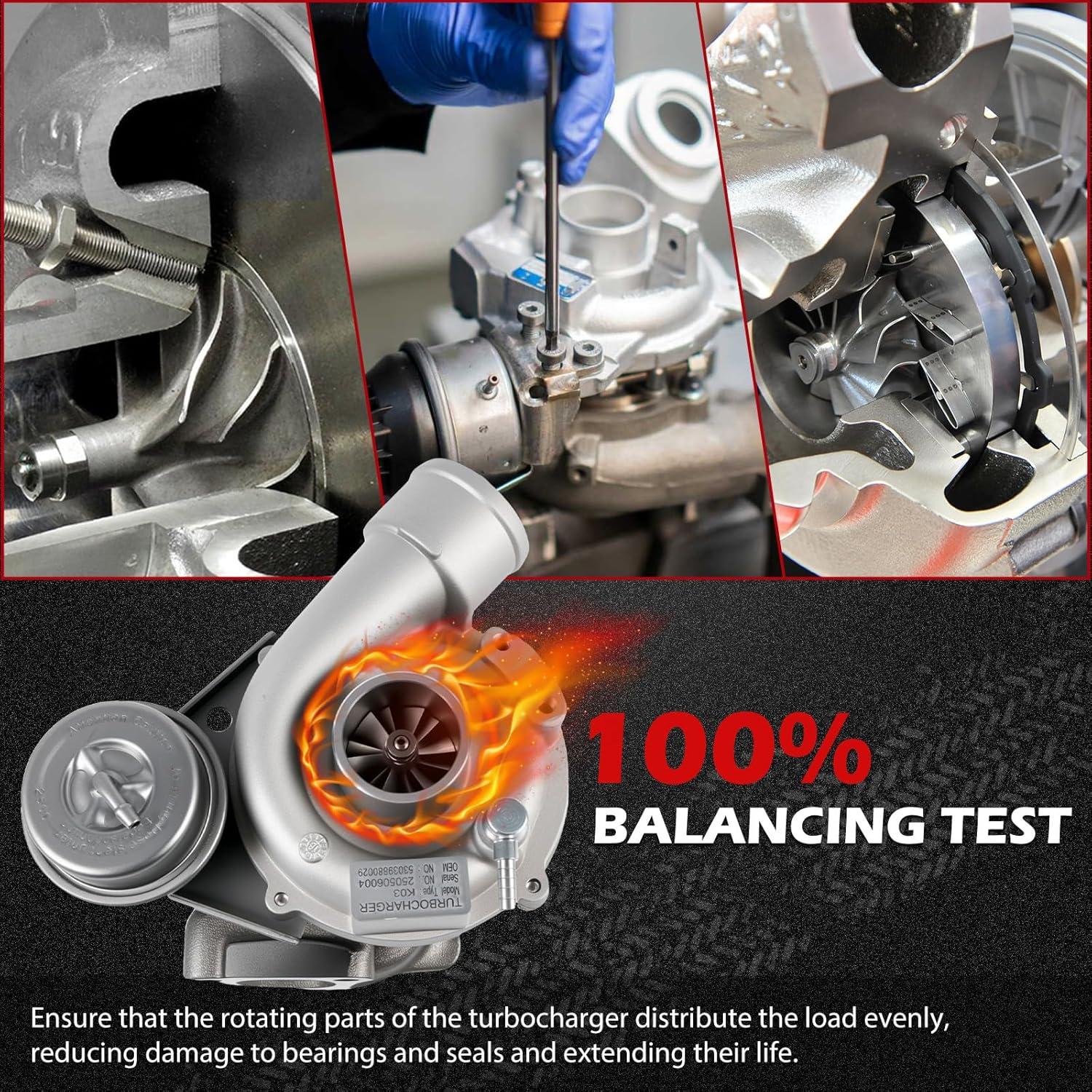 Turbo Compresor Autodevil K03 para A4 y Passat 1.8L