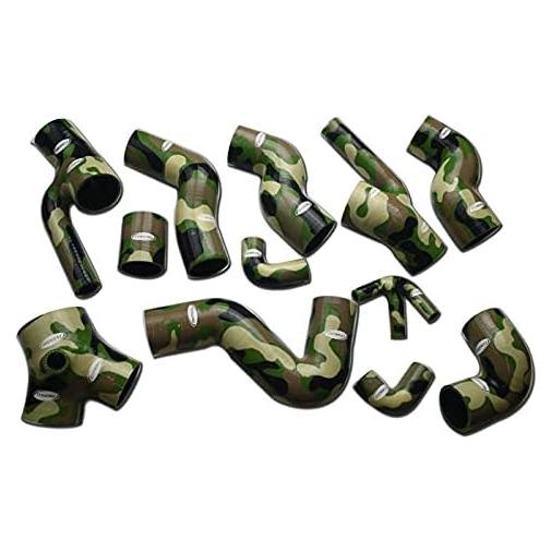 Kit de Mangueras de Silicona Audi S4 B5 2.7L V6 Bi-Turbo Verde