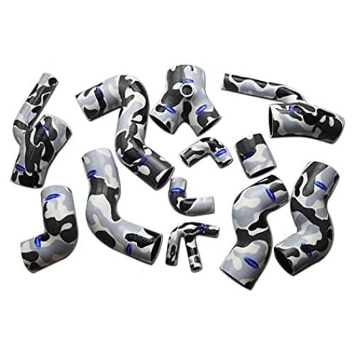 Kit de Mangueras de Silicona Audi S4 B5 2.7L V6 Bi-Turbo Gris