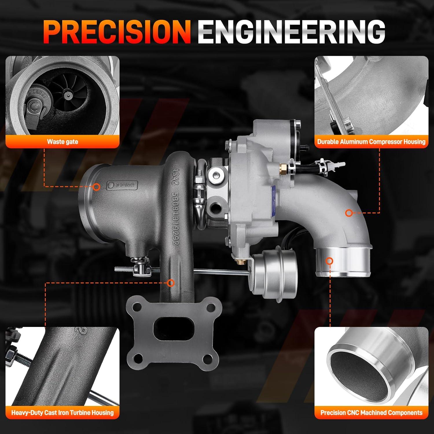 Turboalimentador GDUKOP 2.0L Ecoboost Compatible Ford Lincoln