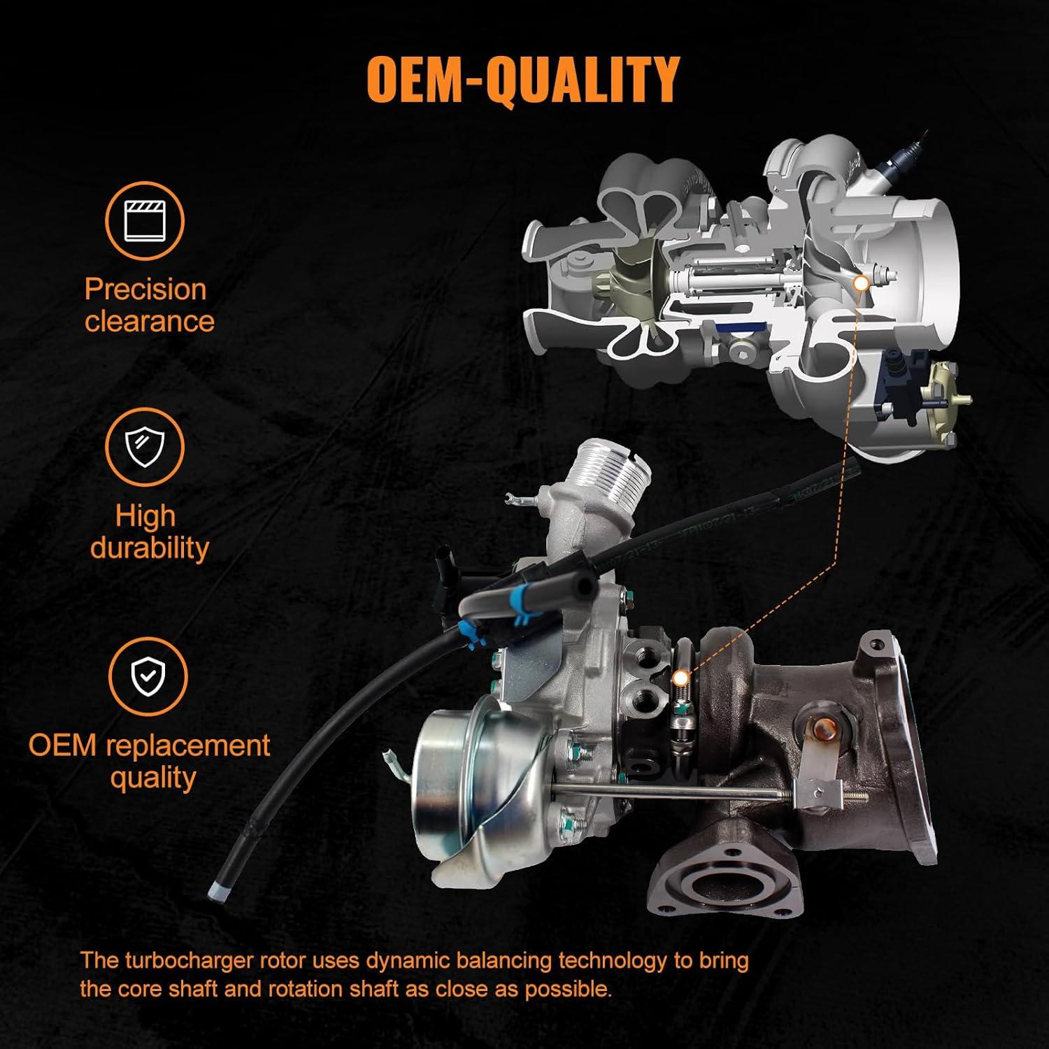 Turboalimentador TOPAZ KP39 para Ford Escape 2013-2016 y más