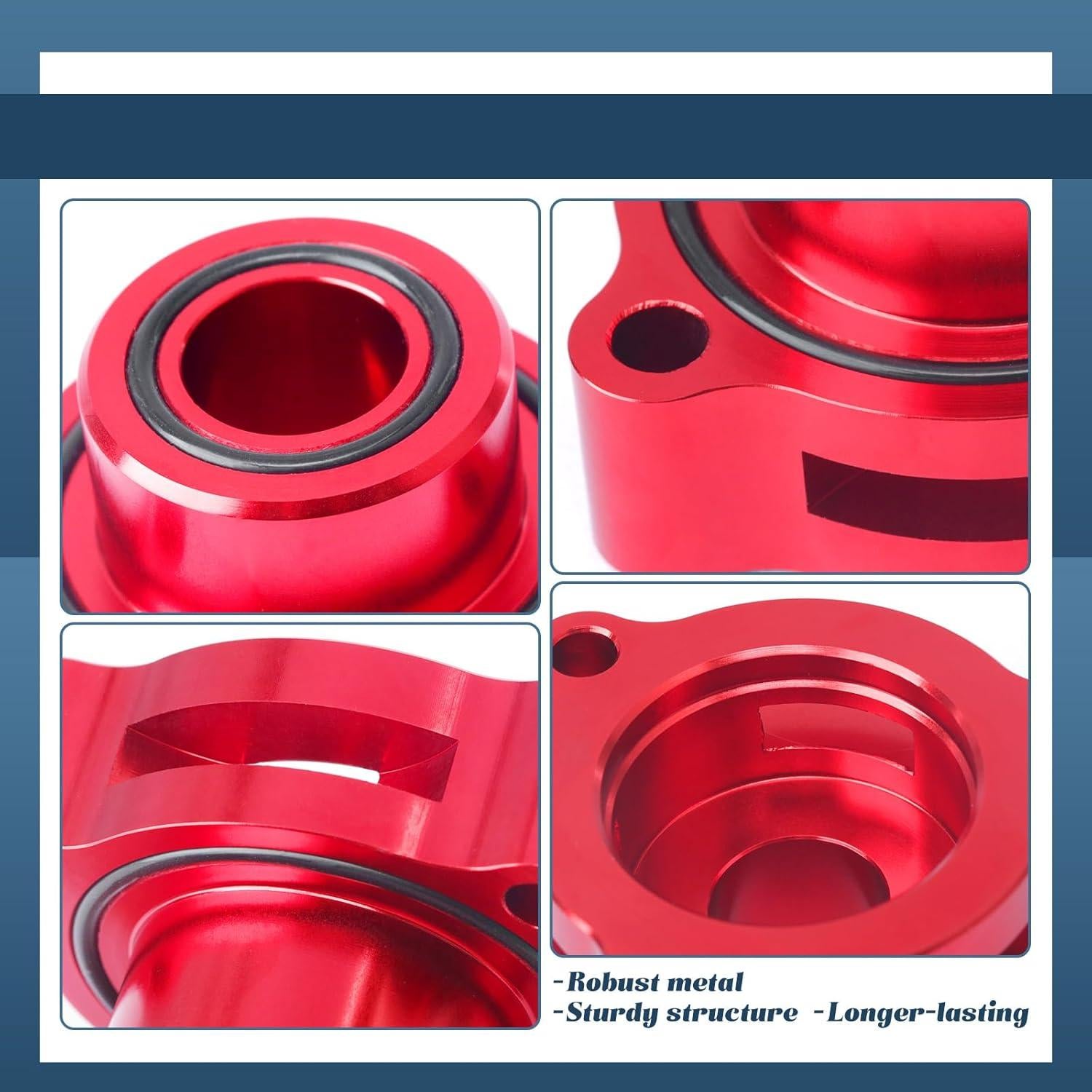 Adaptador de Válvula de Alivio Esttlamer Rojo para Ford 1.5-2.7L