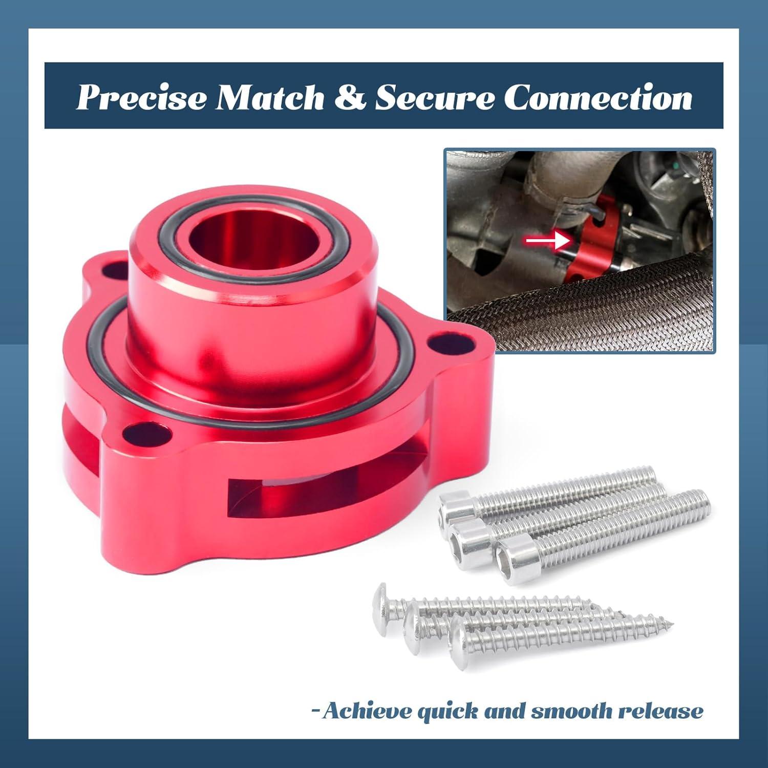 Adaptador de Válvula de Alivio Esttlamer Rojo para Ford 1.5-2.7L