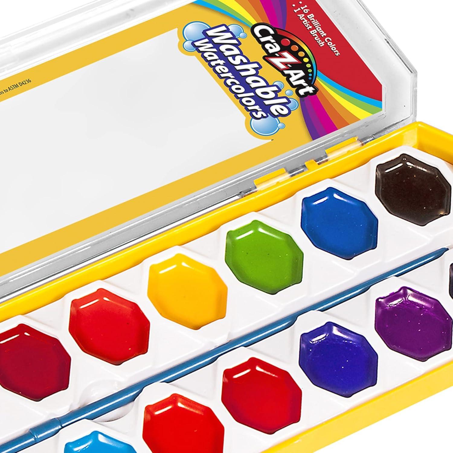 Set de Pintura Acuarelable Cra-Z-Art 16 Piezas Lavables