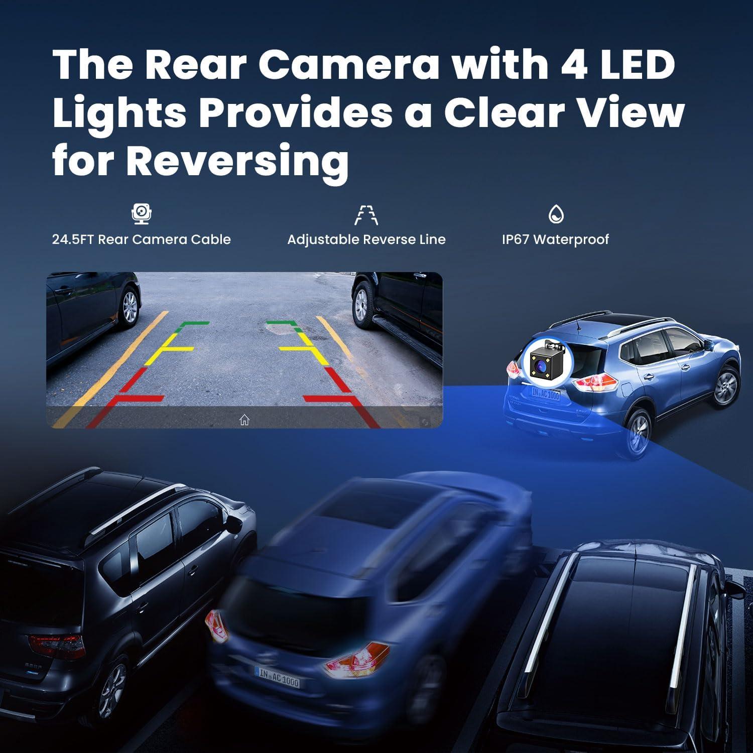 Pantalla Portátil Inalámbrica Krunia 9.26" GPS Bluetooth