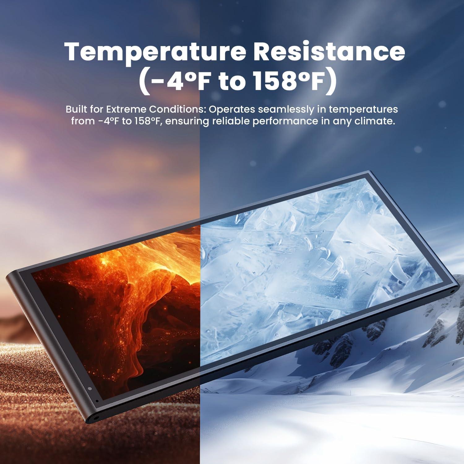 Pantalla Portátil Inalámbrica Krunia 9.26" GPS Bluetooth