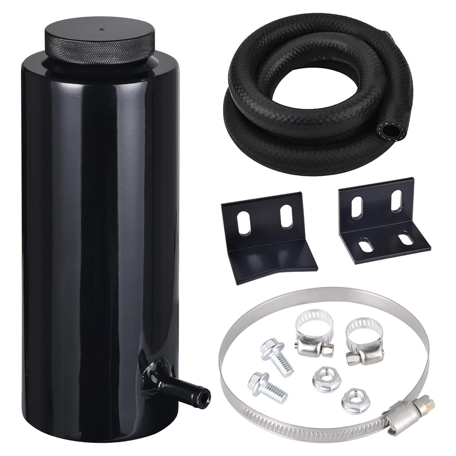 Tanque de Desbordamiento de Refrigerante EVIL ENERGY 800ml Aluminio Negro