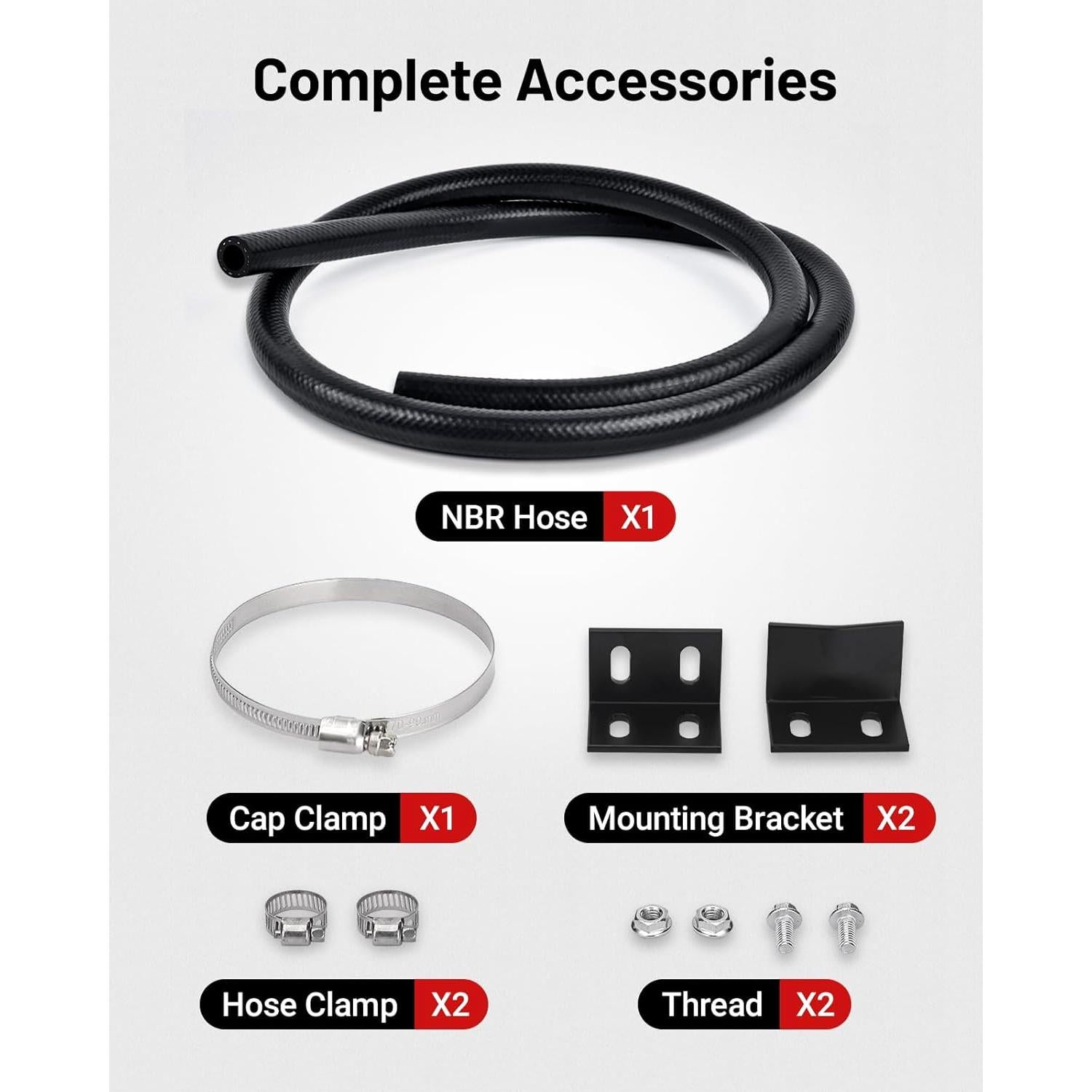 Tanque de Desbordamiento de Refrigerante EVIL ENERGY 800ml Aluminio Negro