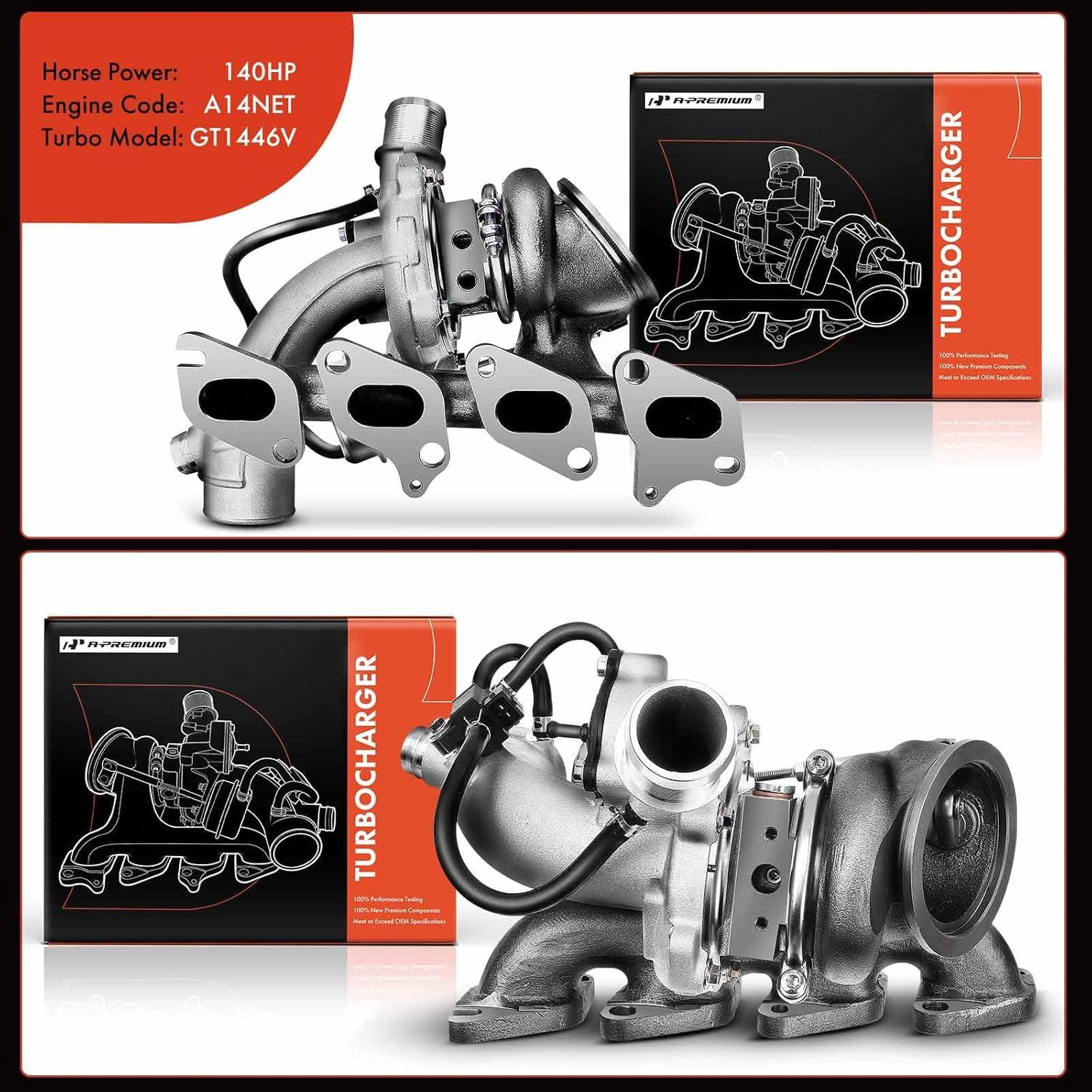 Kit Turbocompresor A-Premium con Línea de Aceite 1.4L Chevy/Buick