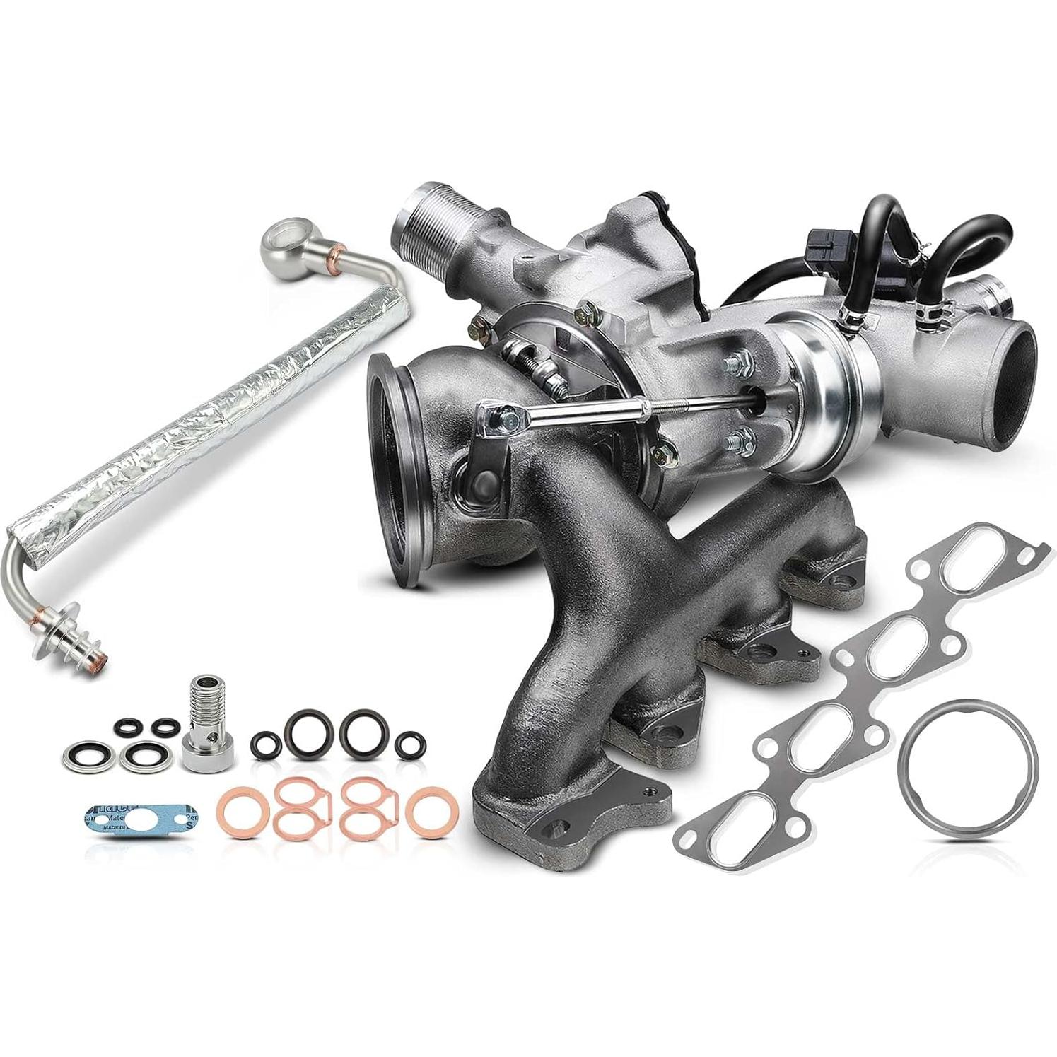 Kit Turbocompresor A-Premium con Línea de Aceite 1.4L Chevy/Buick