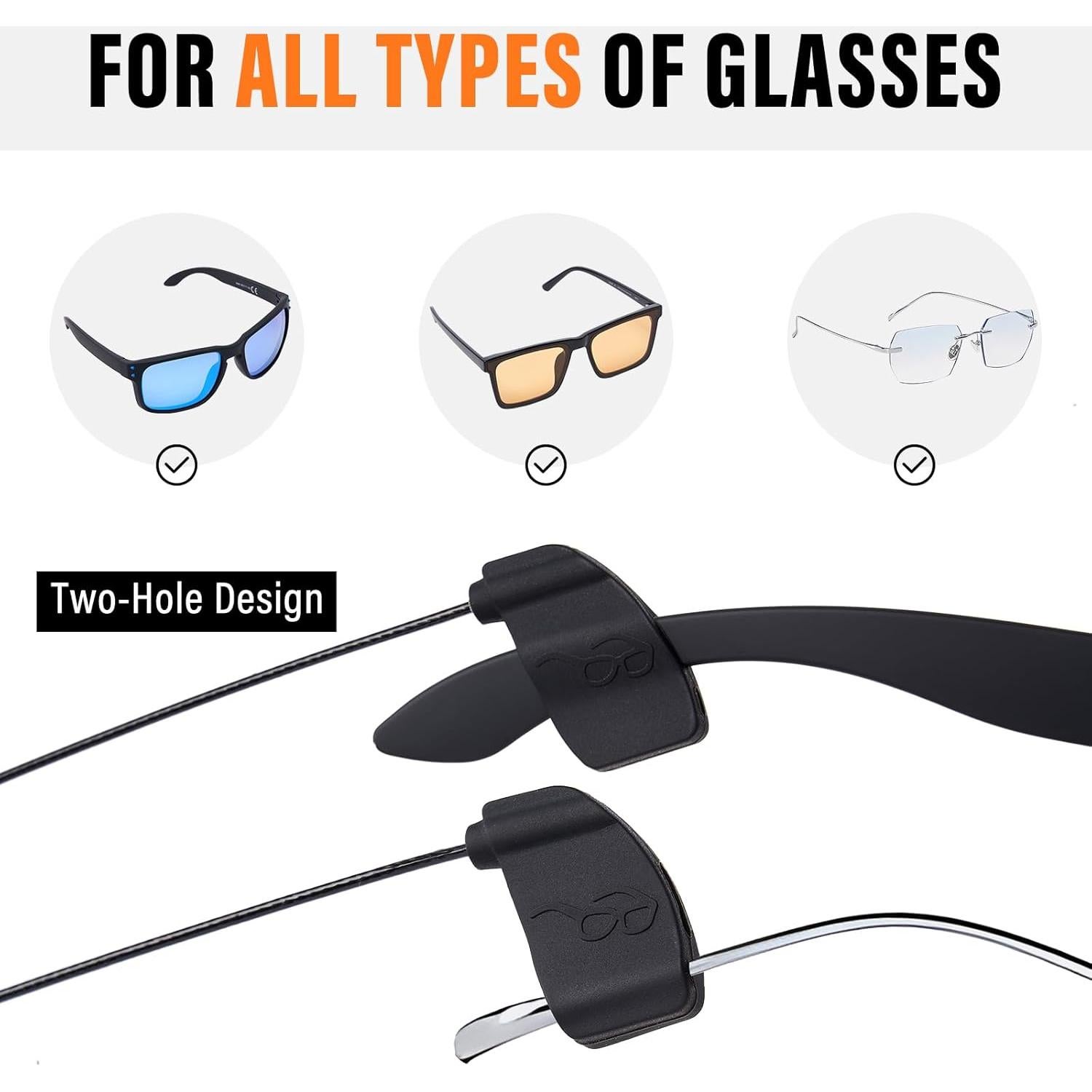 Correa Ajustable para Gafas Maitsol 3 Pcs Negra 38 cm