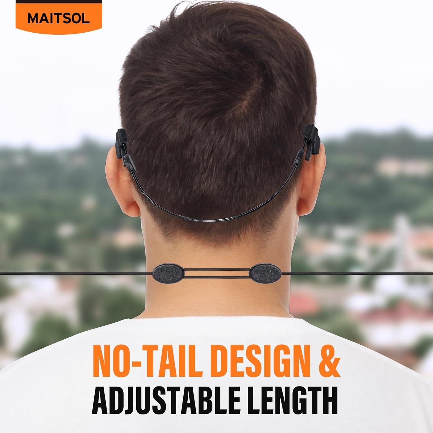 Correa Ajustable para Gafas Maitsol 3 Pcs Negra 38 cm