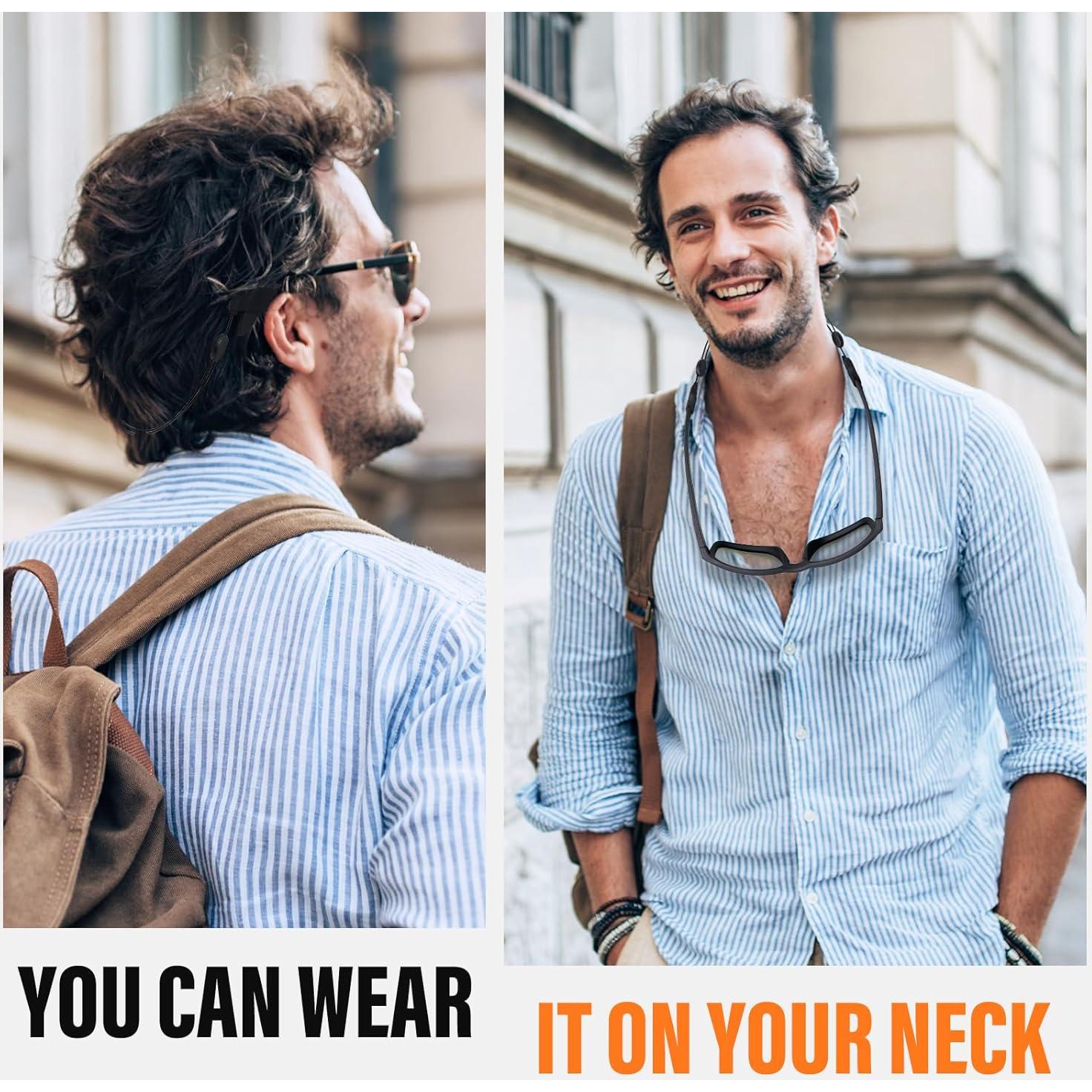 Correa Ajustable para Gafas Maitsol 3 Pcs Negra 38 cm