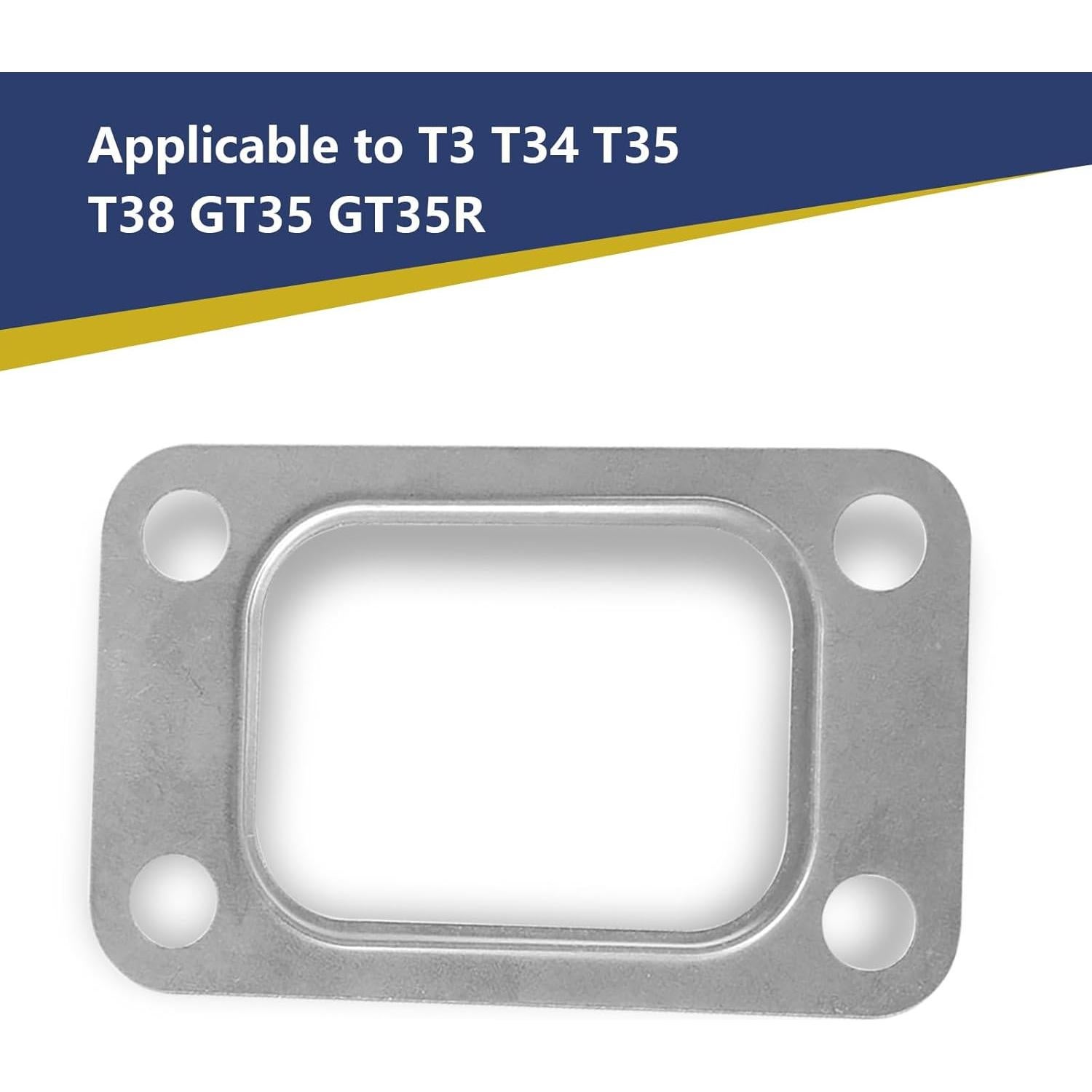 Junta de Manguera de Turbo 2 PCS icykale T3 10.8x6.6 cm