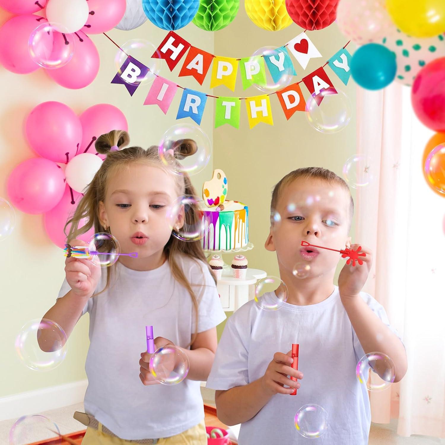 Varitas de Burbujas AFZMON 25 Piezas Tema Pintura Artística