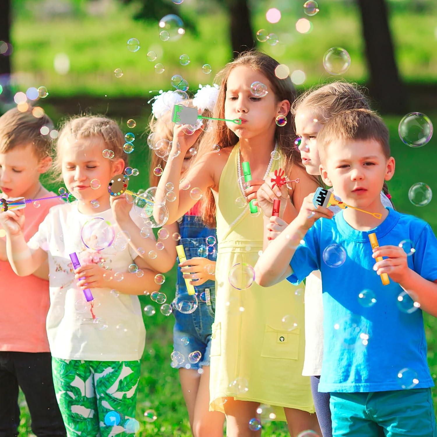 Varitas de Burbujas AFZMON 25 Piezas Tema Pintura Artística