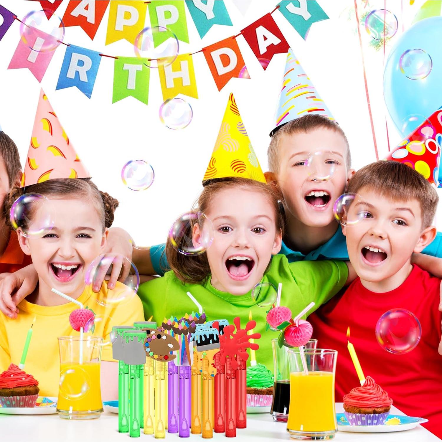 Varitas de Burbujas AFZMON 25 Piezas Tema Pintura Artística