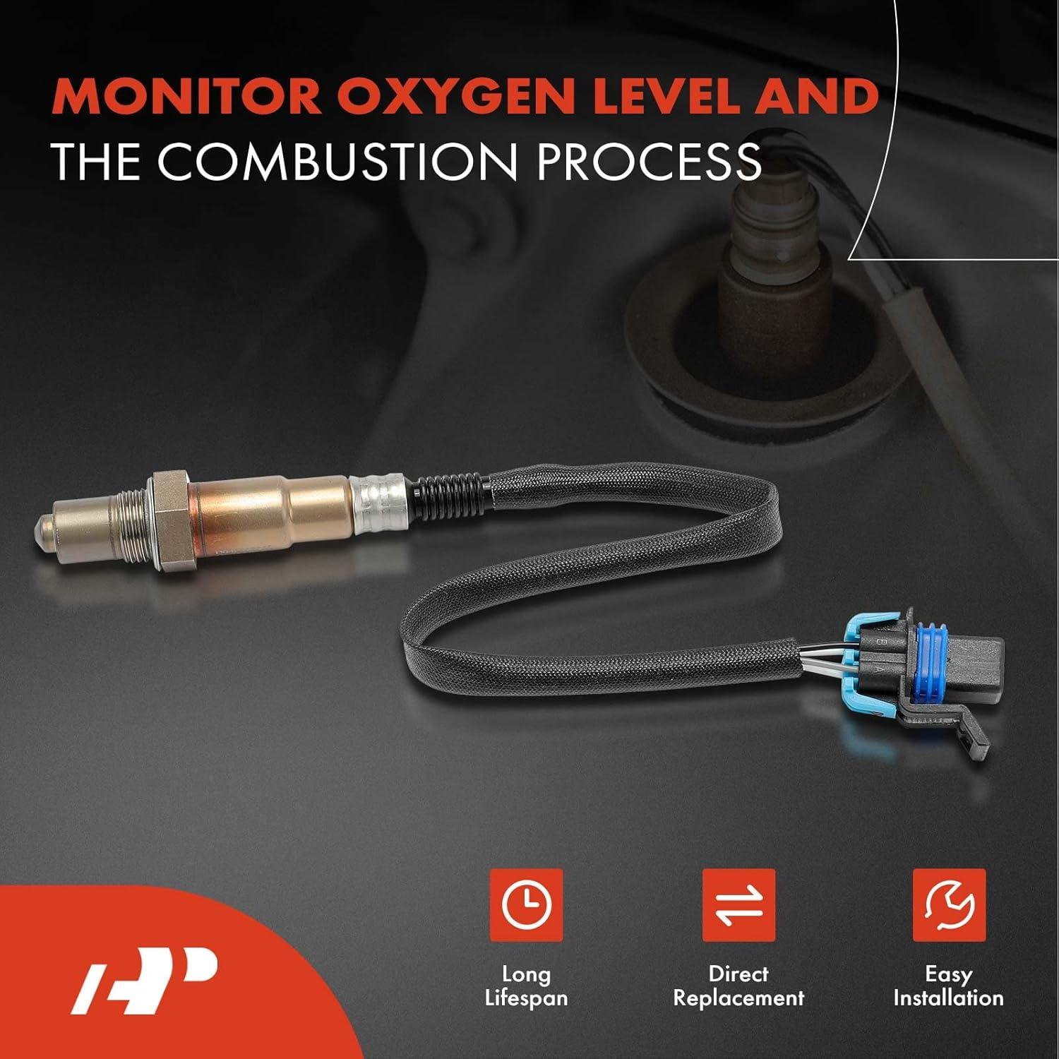 Sensor de Oxígeno O2 A-Premium para Chevy, GMC, Cadillac - 375 mm