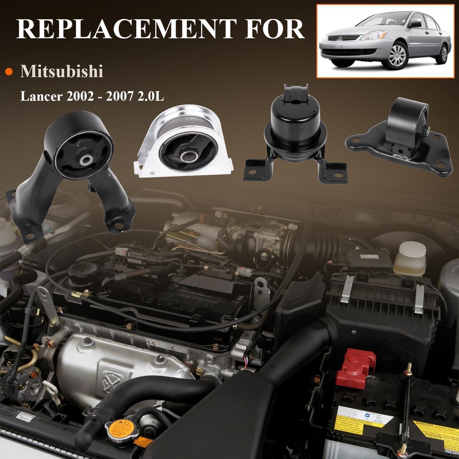 Soporte de Motor DILENBLE para Mitsubishi Lancer 2002-2007 4Pcs