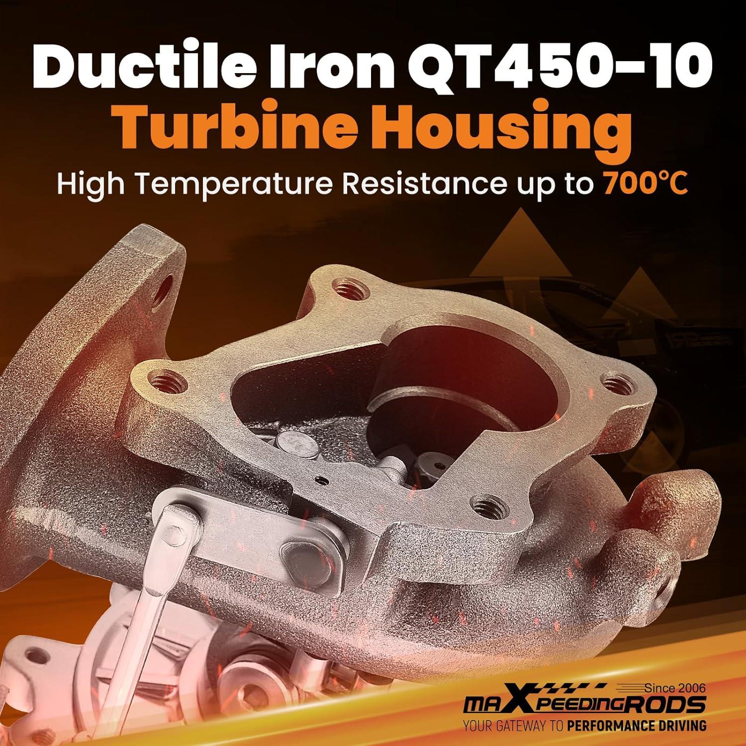 Turbo Turboalimentador maXpeedingrods para Toyota 2.5L D 2001-