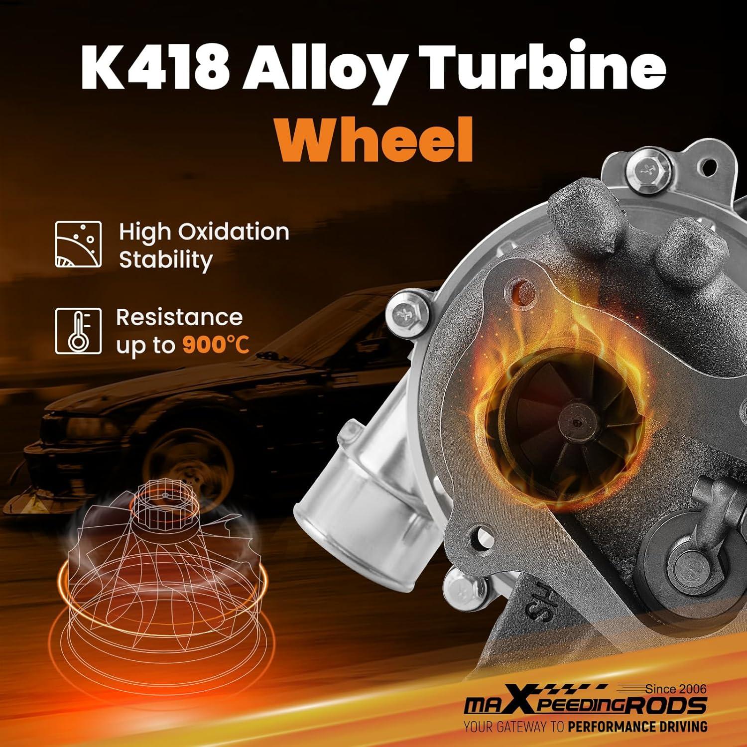 Turbo Turboalimentador maXpeedingrods para Toyota 2.5L D 2001-