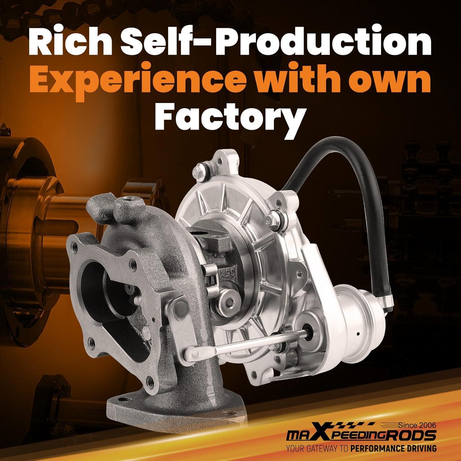 Turbo Turboalimentador maXpeedingrods para Toyota 2.5L D 2001-