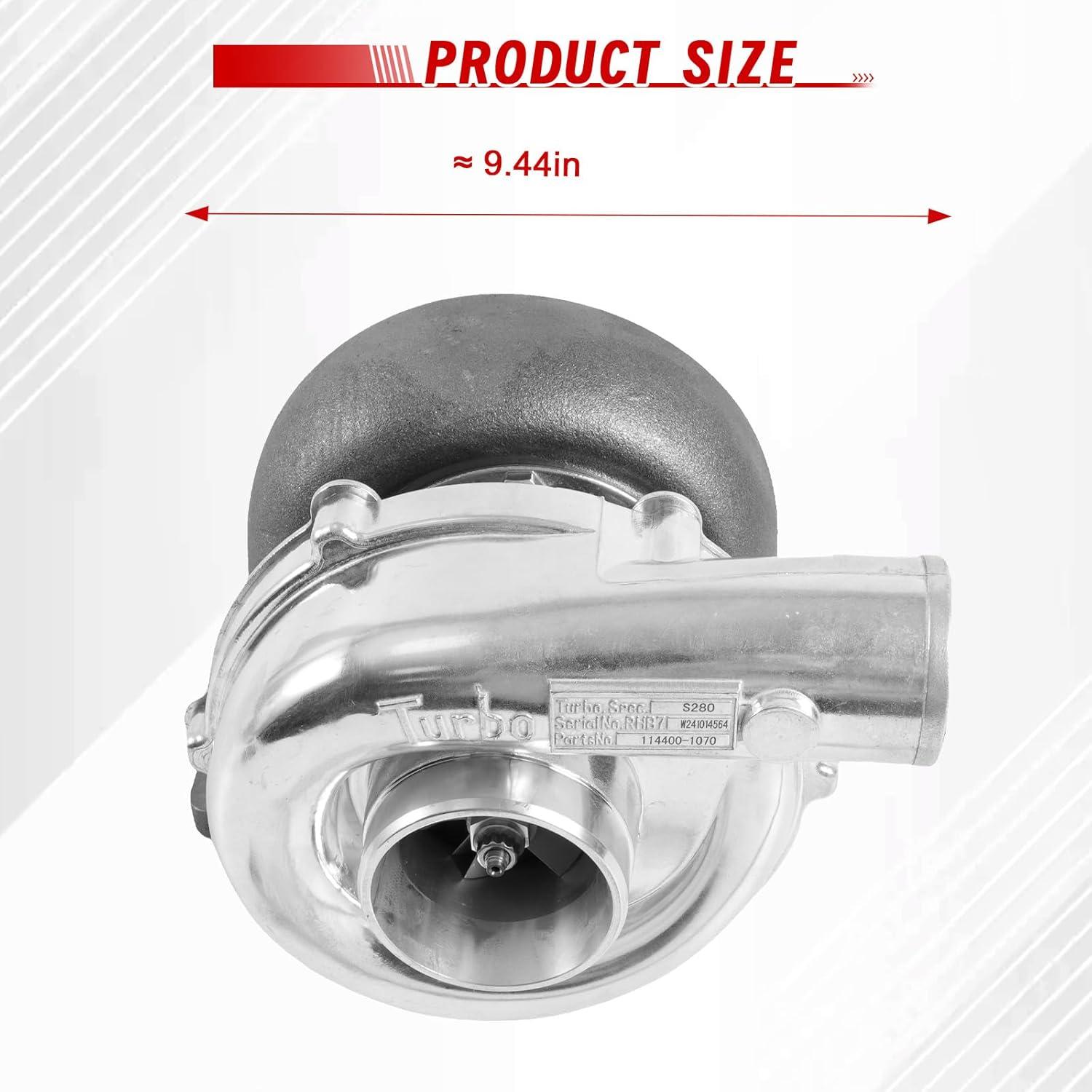 Turboalimentador Worldthump 114400-1070 para Isuzu 6SD1T 6BD1T