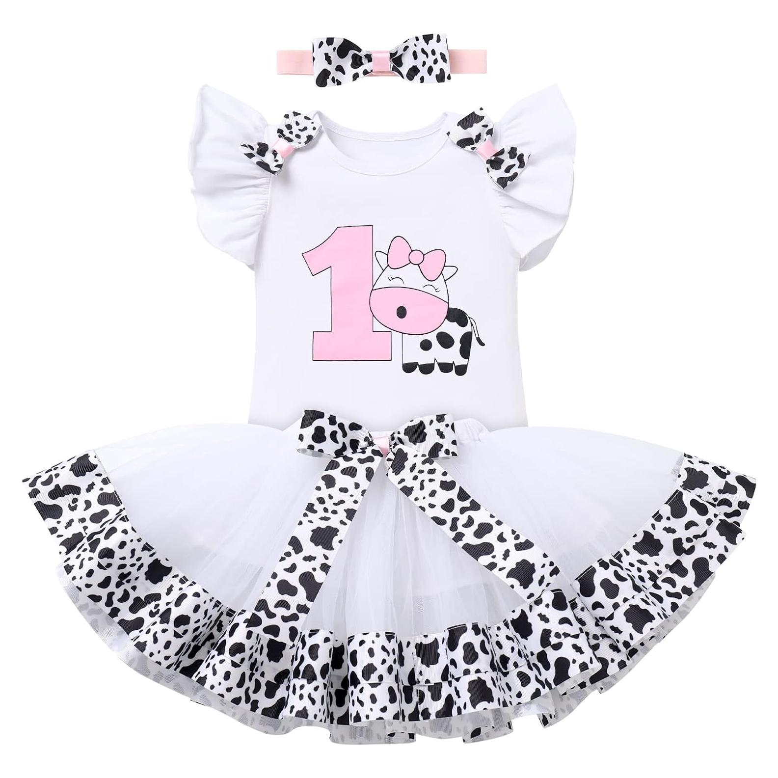 Conjunto Cake Smash Niña Bebé 1er Cumpleaños IBTOM CASTLE