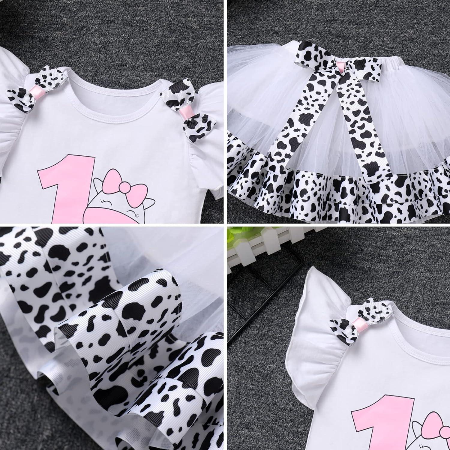 Conjunto Cake Smash Niña Bebé 1er Cumpleaños IBTOM CASTLE