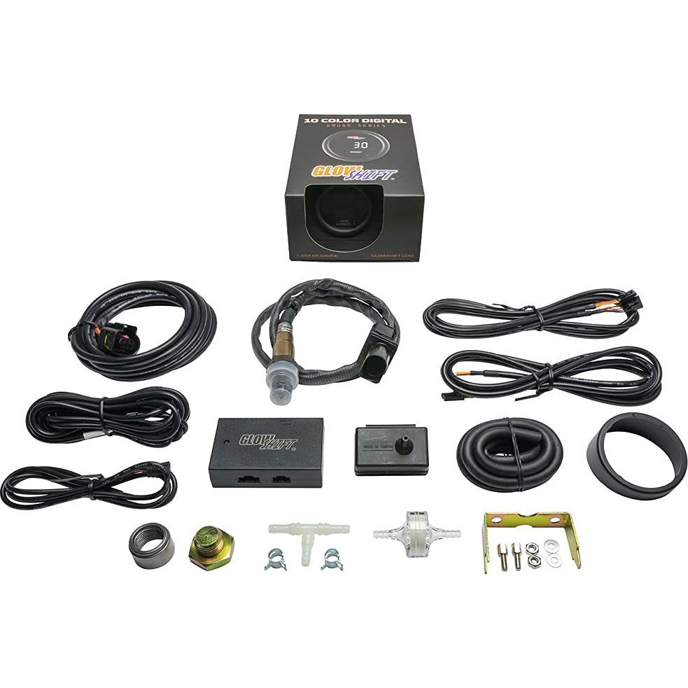 Medidor Doble Boost y Relación Aire/Combustible GlowShift 52mm