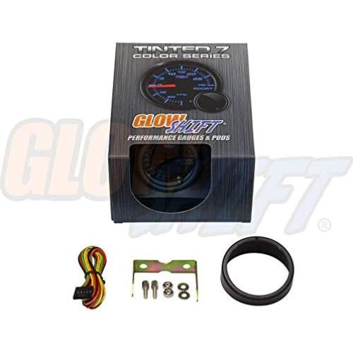 Medidor de Relación Aire/Combustible GlowShift 52mm Dial Negro