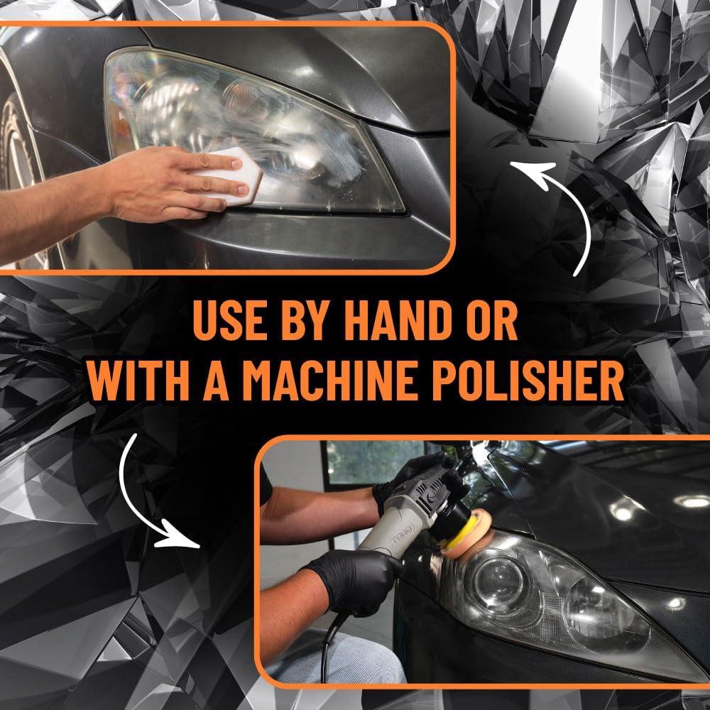 Chemical Guys Headlight Restore and Protect - Cleans, Restores Clarity, and Protects Headlights from Future Fading, Safe for Trucks, SUVs, Motorcycles, RVs & More - 16 oz