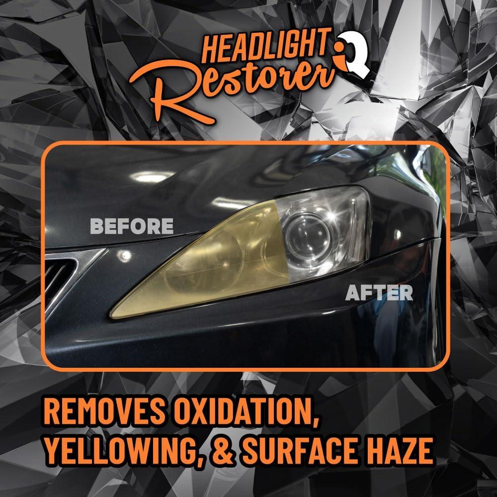 Chemical Guys Headlight Restore and Protect - Cleans, Restores Clarity, and Protects Headlights from Future Fading, Safe for Trucks, SUVs, Motorcycles, RVs & More - 16 oz