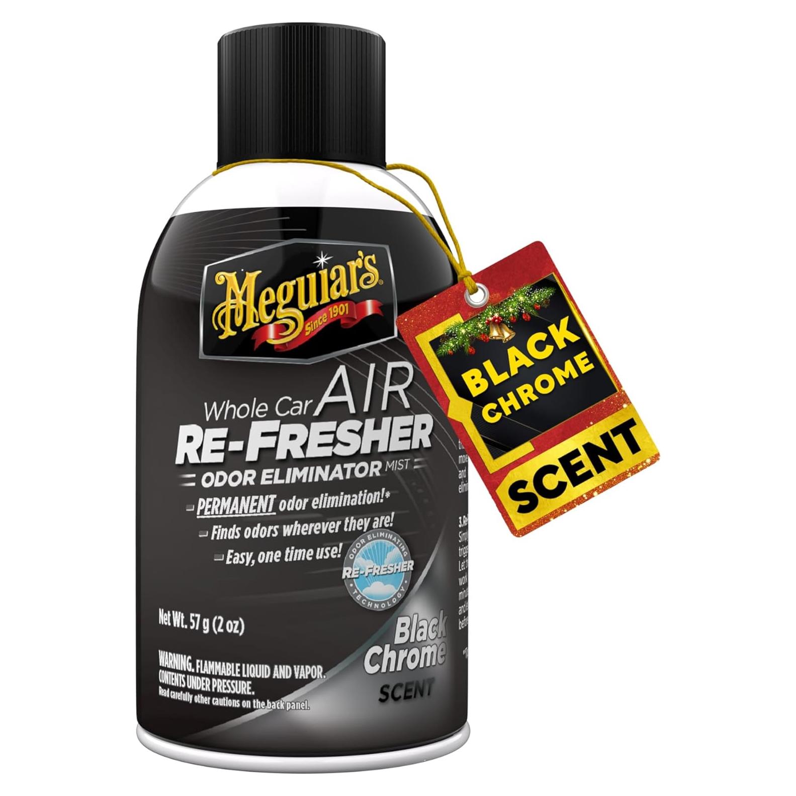 Refrescar aire automóvil Meguiar's 59 ml negro cromo